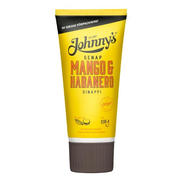 Johnnys Mango & Habanero Senf 200g 3100108 by Deli Drengene color Svart