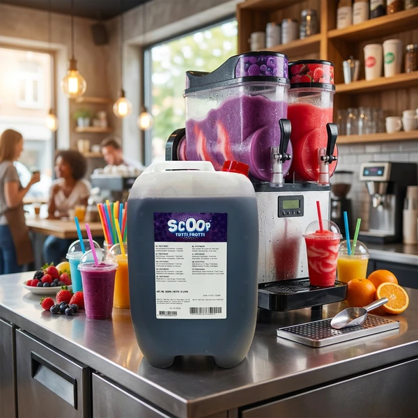Scoop Slush-Ice Konzentrat Tuttifrutti, 10L 345458 by SCOOP color Svart