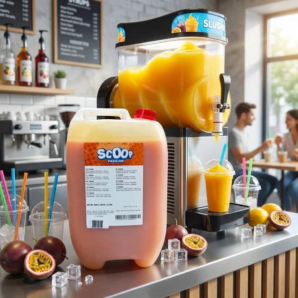 Scoop Slush-Eis Konzentrat Passionsfrucht, 10L 345459 by SCOOP color Svart