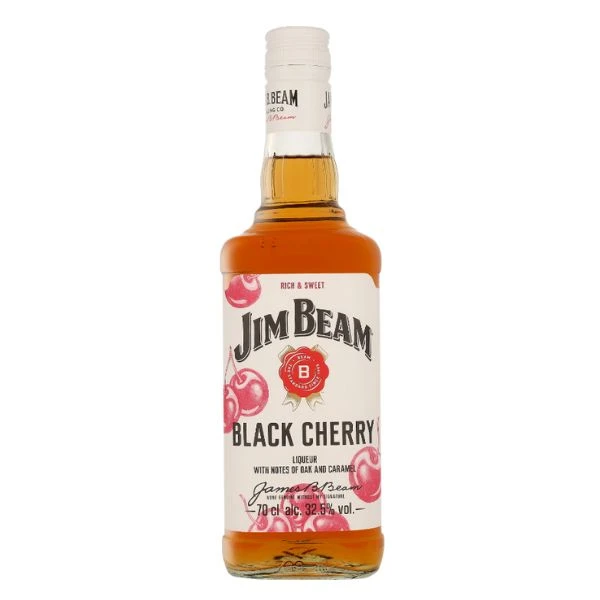 Jim Beam Black Cherry 70 cl L-60-797-00 by JIMBEAM color Svart