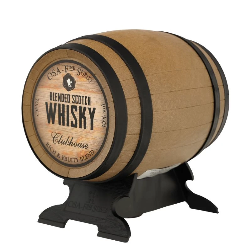 Old St. Andrews Clubhouse Whisky Barrel 70 cl L-52-158-00 by Barlife color Svart