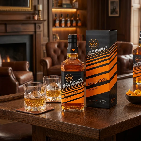 Jack Daniel's McLaren X JD Limited Edition 2024 + GB 40% 1 Liter L-64-655-00 by Jack Daniels color Svart