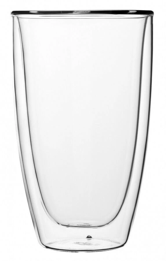 Doppelwandiges Caffè Latte Glas Lounge – 0,36 l 4715-5 by PRIME BAR color Svart