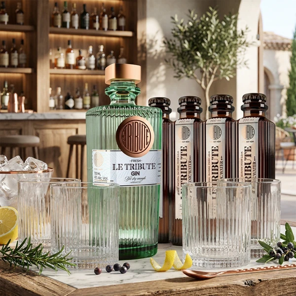 Le Tribute Gin & Tonic Paket 1 512633 by LETRIBUTE color Svart