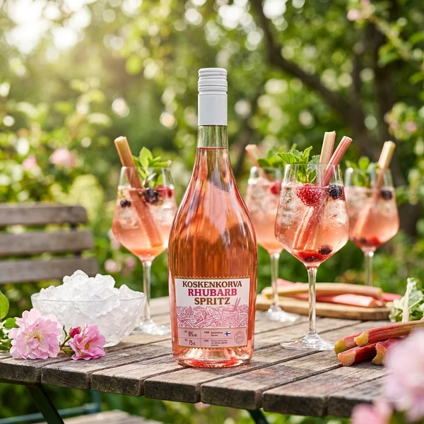 Koskenkorva Rhubarb Spritz 75 cl 1040847 by KOSKENKORV color Svart