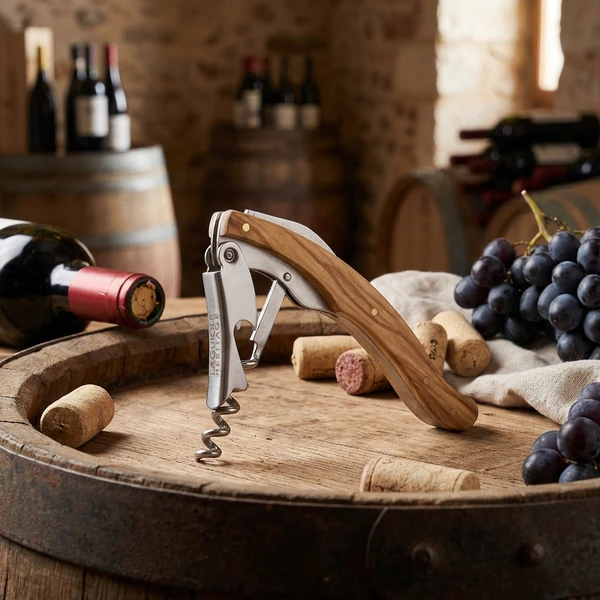 LAGUIOLE Kellnermesser Olivenholz 40271008 by Laguiole color Svart