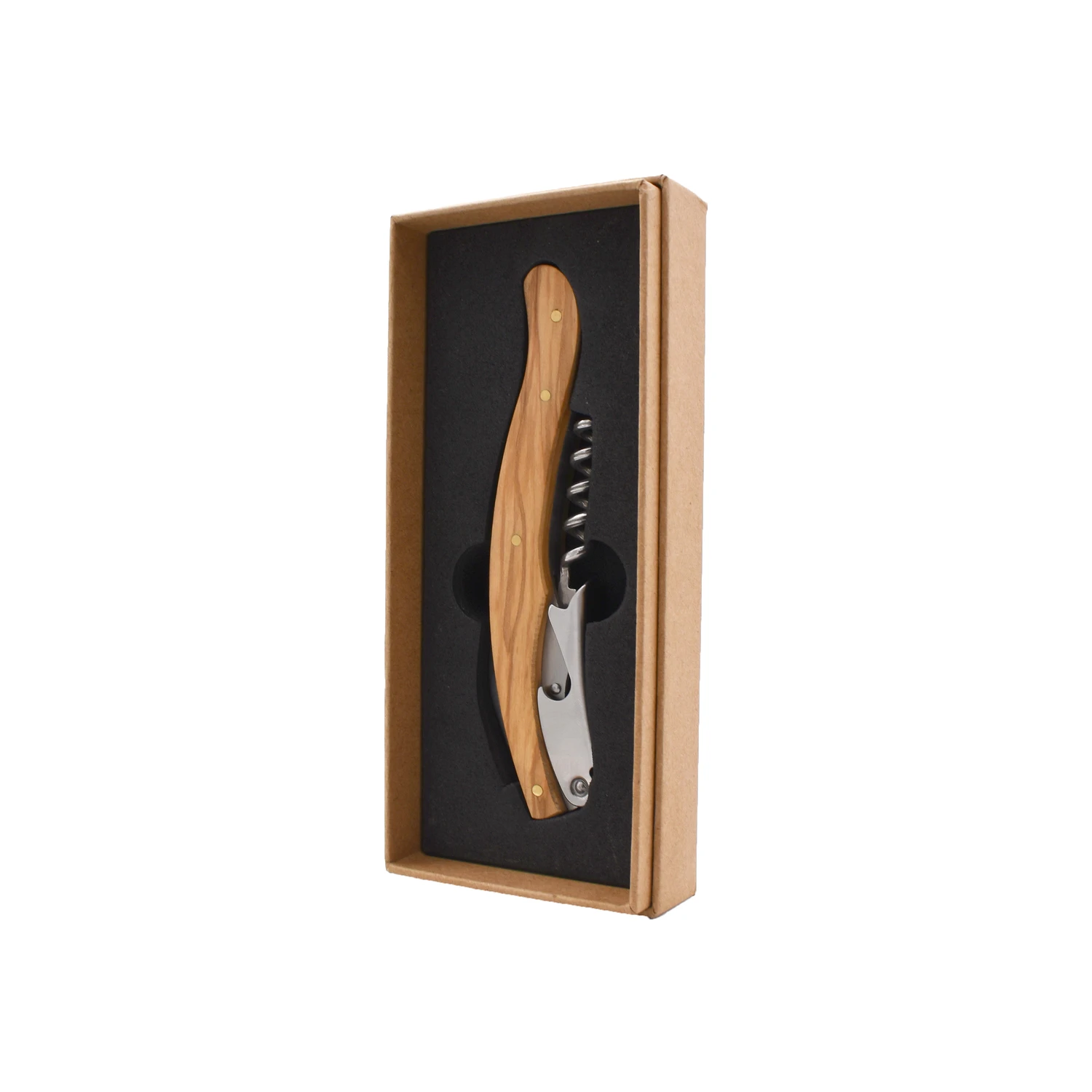 LAGUIOLE Kellnermesser Olivenholz 40271008 by Laguiole color Svart