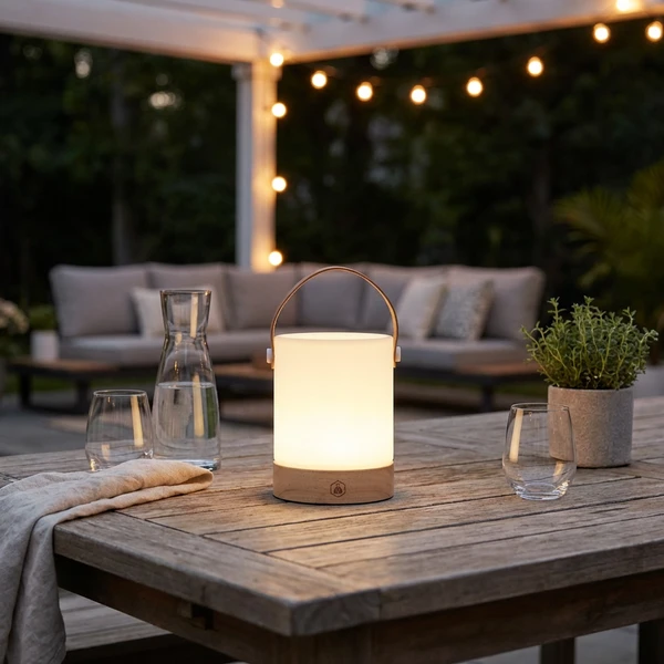 Laguiole tragbare LED-Laterne 3 Lichtfarben USB 40269401 by Laguiole color Svart
