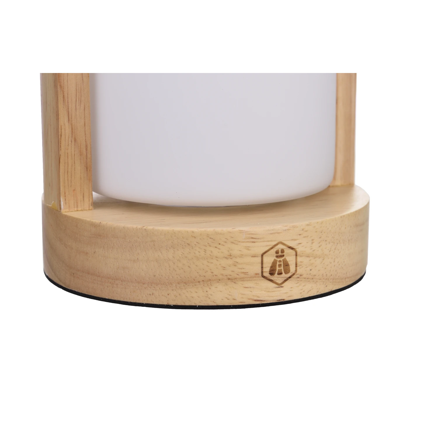 Laguiole LED-Laterne aus Holz und Glas USB 3 Lichtfarben 40269400 by Laguiole color Svart