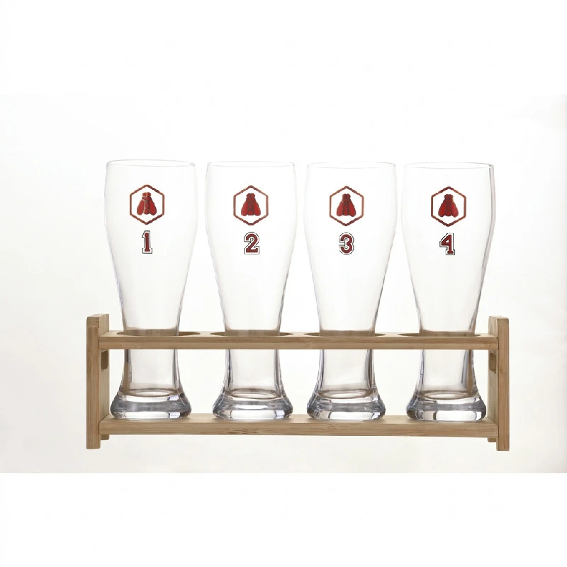 Laguiole 4er-Set Biergläser in Geschenkbox 4026910240269102 by Laguiole color Svart