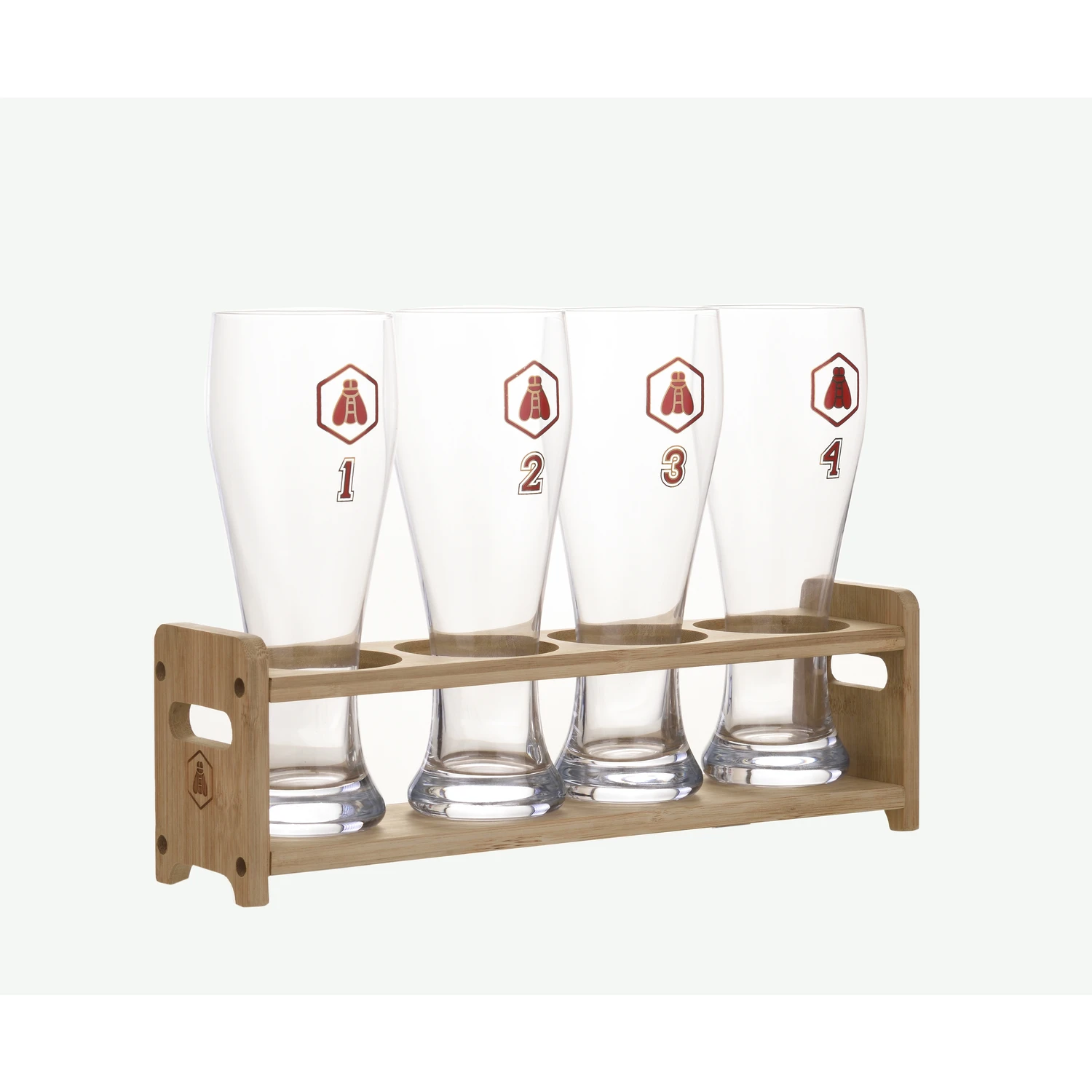 Laguiole 4er-Set Biergläser in Geschenkbox 4026910240269102 by Laguiole color Svart