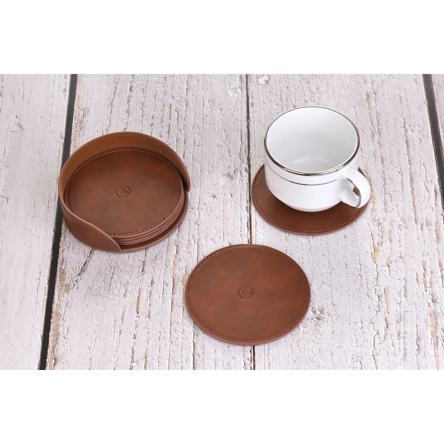 Laguiole Untersetzer-Set Premium PU – 6 Stk. 40269095 by Laguiole color Svart