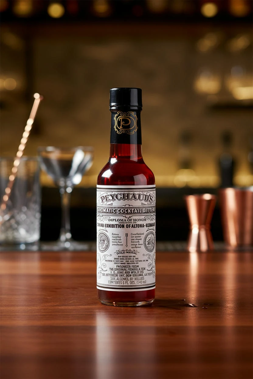 Peychaud's Aromatic Cocktail Bitter FL 14,8 62137 by PEYCHAUDS color Svart