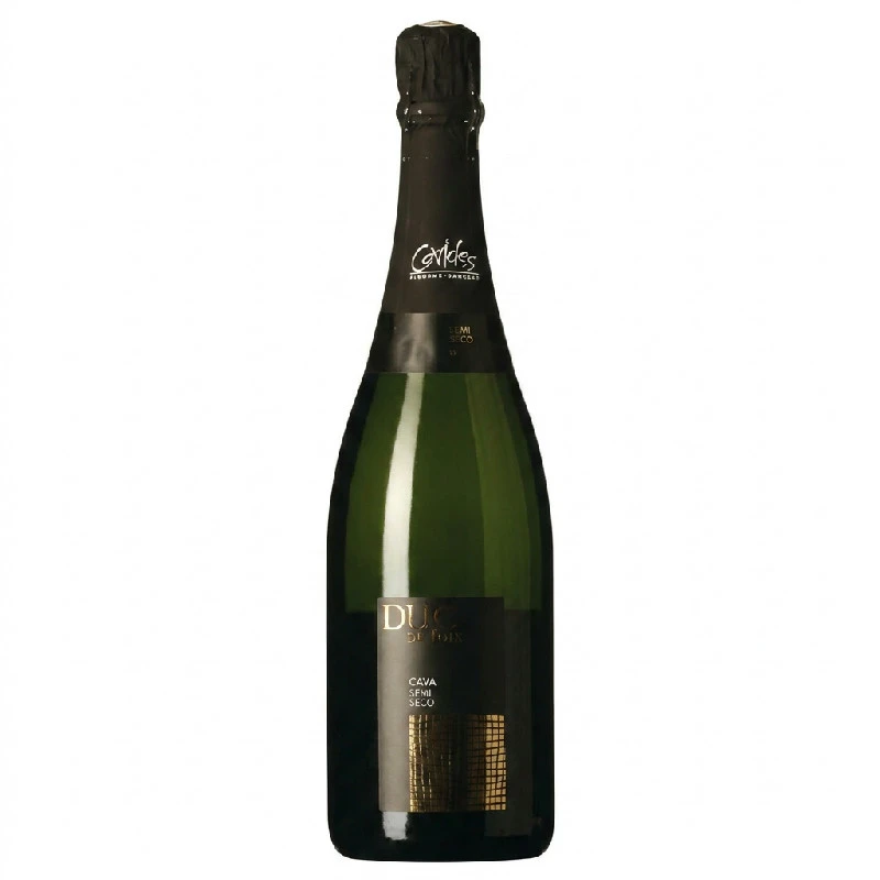 Duc de Foix, Cava Semi Seco FL 75 30277 by DUCDEFOIX color Svart