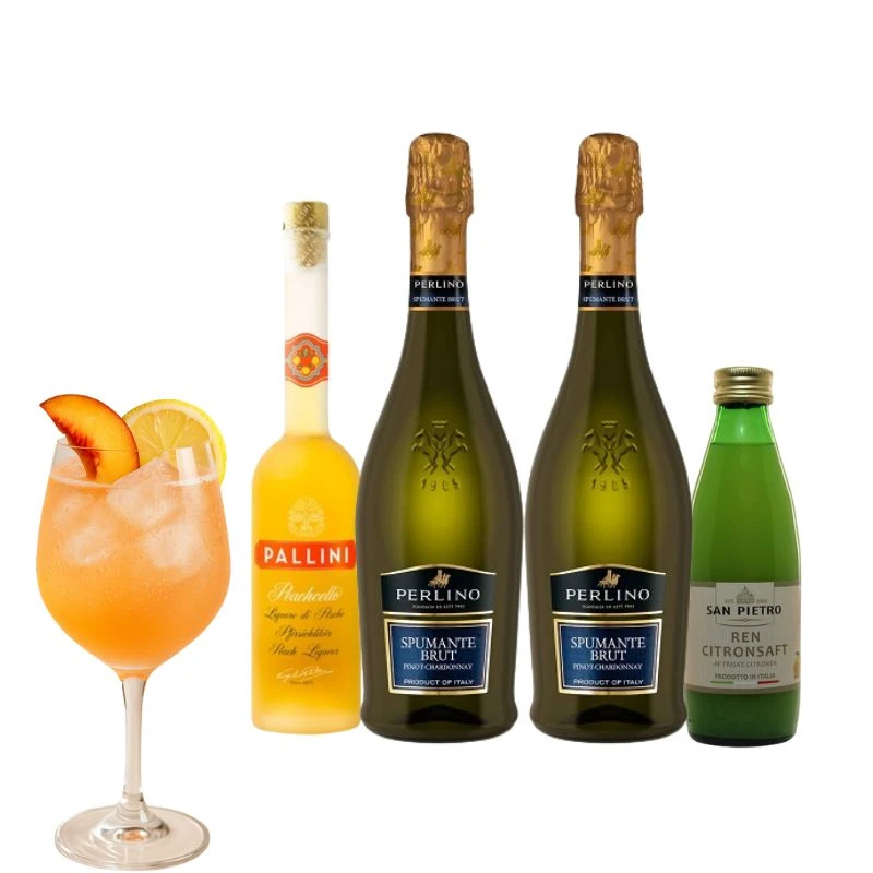 Peachello Spritz – Cocktail-Set Bundle91 by Bundle color Svart
