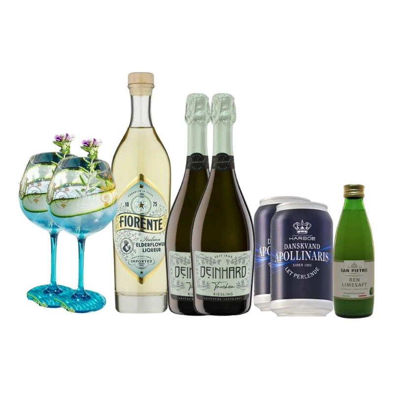 Hugo Spritz mit Gläsern – Cocktail-Set Bundle96 by Bundle color Svart