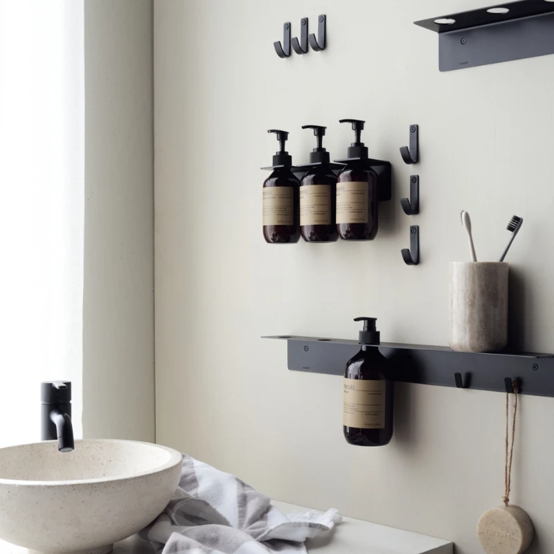 Meraki Wandhalterung, Gebürstetes Schwarz 308580102 by Meraki color Svart