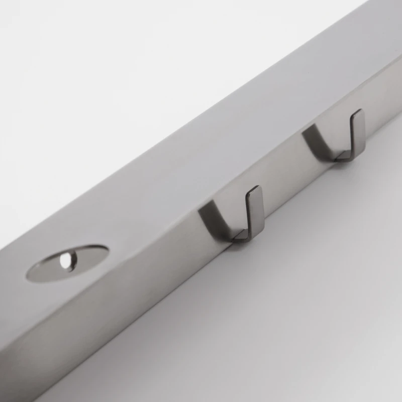 Meraki Flaschenhalterung mit Haken, Gebürstetes Silber-Finish 308580104 by Meraki color Svart