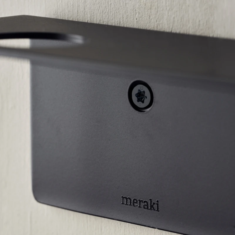 Meraki Flaschenhalter mit Haken, Gebürstetes schwarzes Finish 308580105 by Meraki color Svart