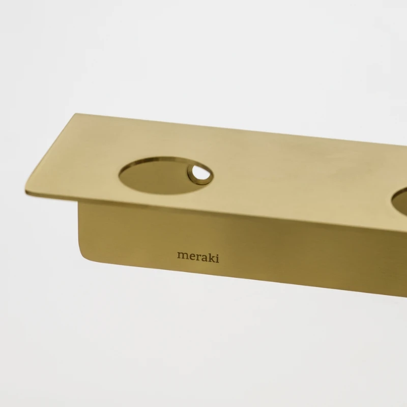 Meraki Flaschenhalter mit Haken, Gebürstetes Messing-Finish 308580106 by Meraki color Svart