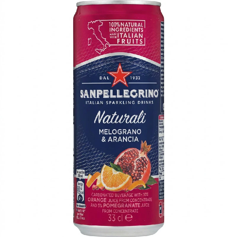 San Pellegrino Melograno Orange/Granatapfel 33 cl. 254160 by SANPELLEGR color Svart