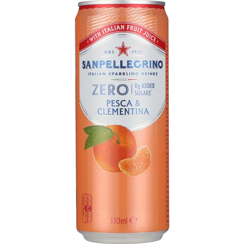 San Pellegrino Pfirsich Zero 33 cl. 372583 by SANPELLEGR color Svart