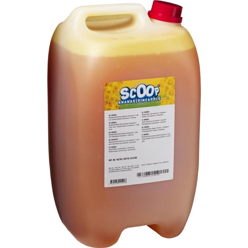 Scoop Slush-Eis-Konzentrat Ananas, 10L 65713 by SCOOP color Svart