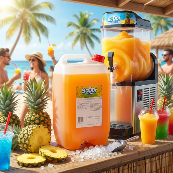 Scoop Slush-Eis-Konzentrat Ananas, 10L 65713 by SCOOP color Svart