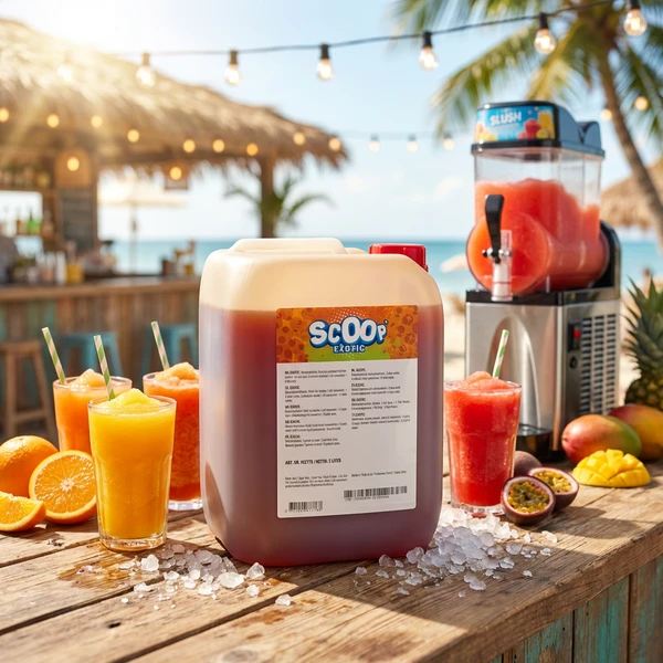 Scoop Slush-Eis Konzentrat Exotic, 5L 65716 by SCOOP color Svart
