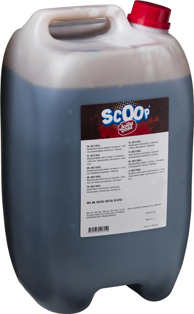 Scoop Slush-Eis Konzentrat Jolly Cola, 10L 65717 by SCOOP color Svart