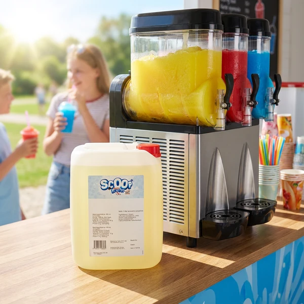 Scoop Slush-Eis Konzentrat Kæmpe Læske, 5L 65719 by SCOOP color Svart