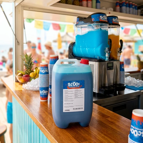 Scoop Slush-Eis Konzentrat Tropical Blue, 10L 65715 by SCOOP color Svart