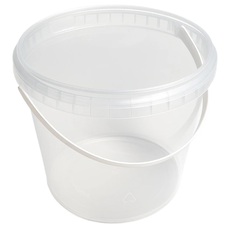 Kunststoffeimer / Becher mit Henkel 230 cl (ohne Deckel) 122782 by Multiline color Helder