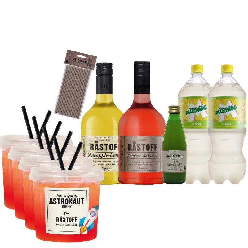 Astronaut & Københavnerstang Getränkeeimer Cocktail-Set Bundle97 by Bundle color Svart