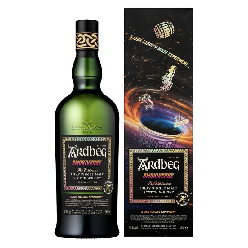 Ardbeg Smokiverse Islay Single Malt Scotch Whisky 70 cl 55131 by ARDBEG color Svart