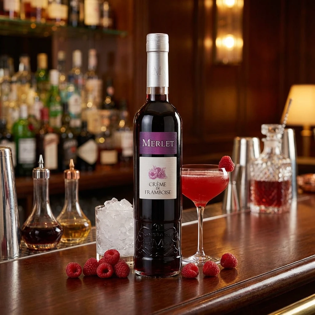 Merlet Liqueur Crème de Framboise / Himbeerlikör 50 cl 63427 by MERLET color Svart
