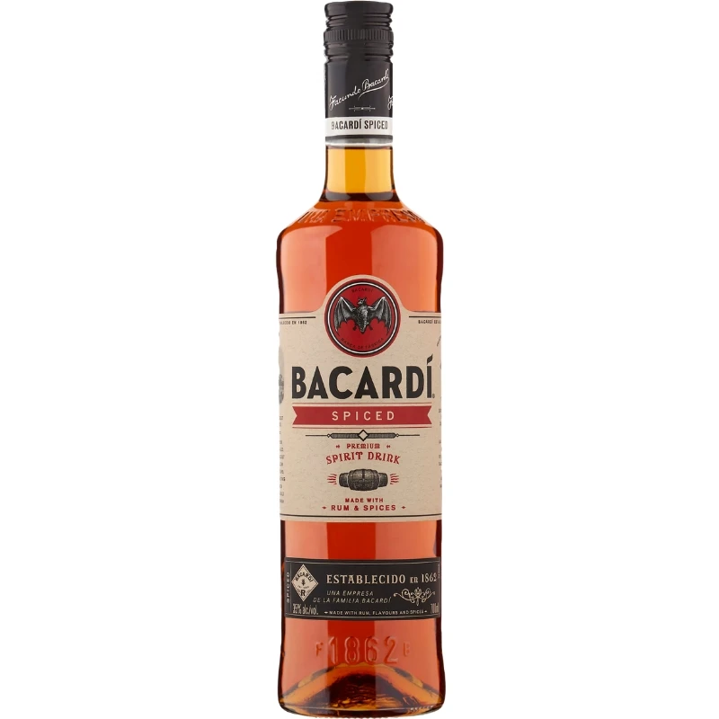 Bacardi Spiced Rum FL 70 54390 by BACARDI color Svart