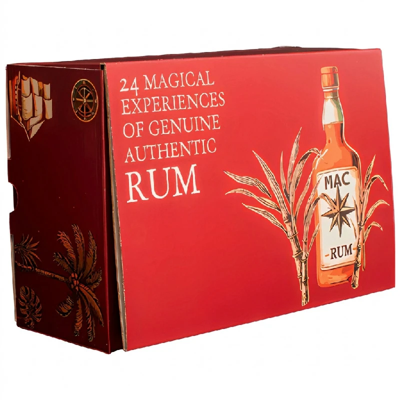 Adventskalender, Rum 2025 24 Stk. box25005  color Svart