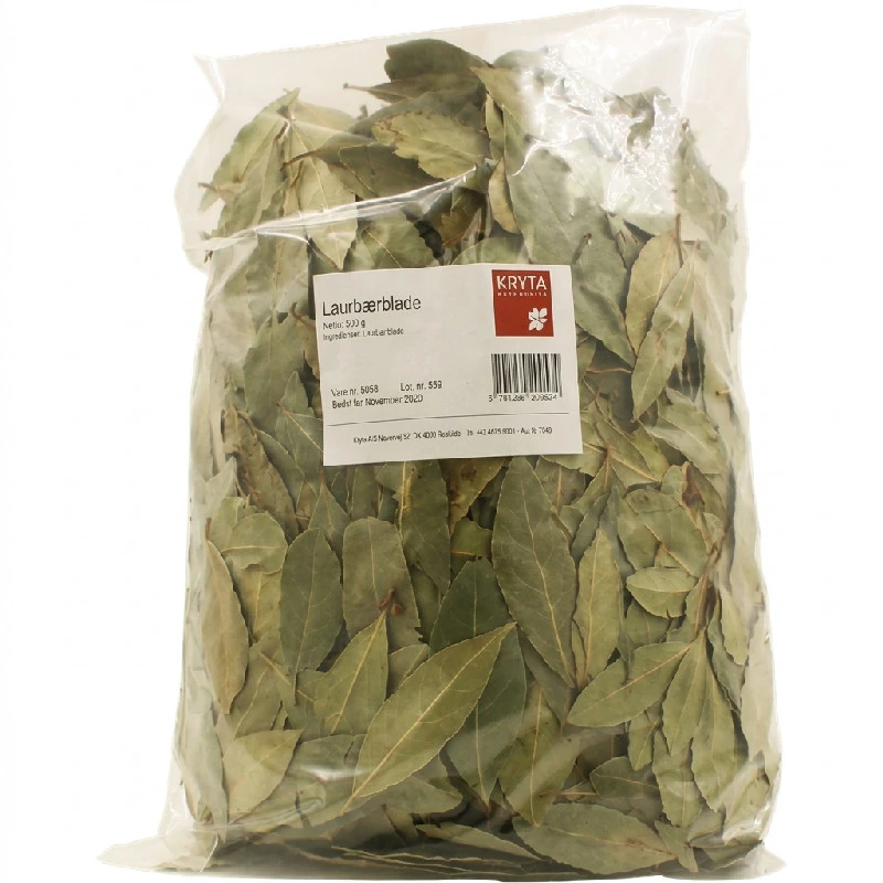 Ganze Lorbeerblätter 500 g 122234 by KRYTA color Svart