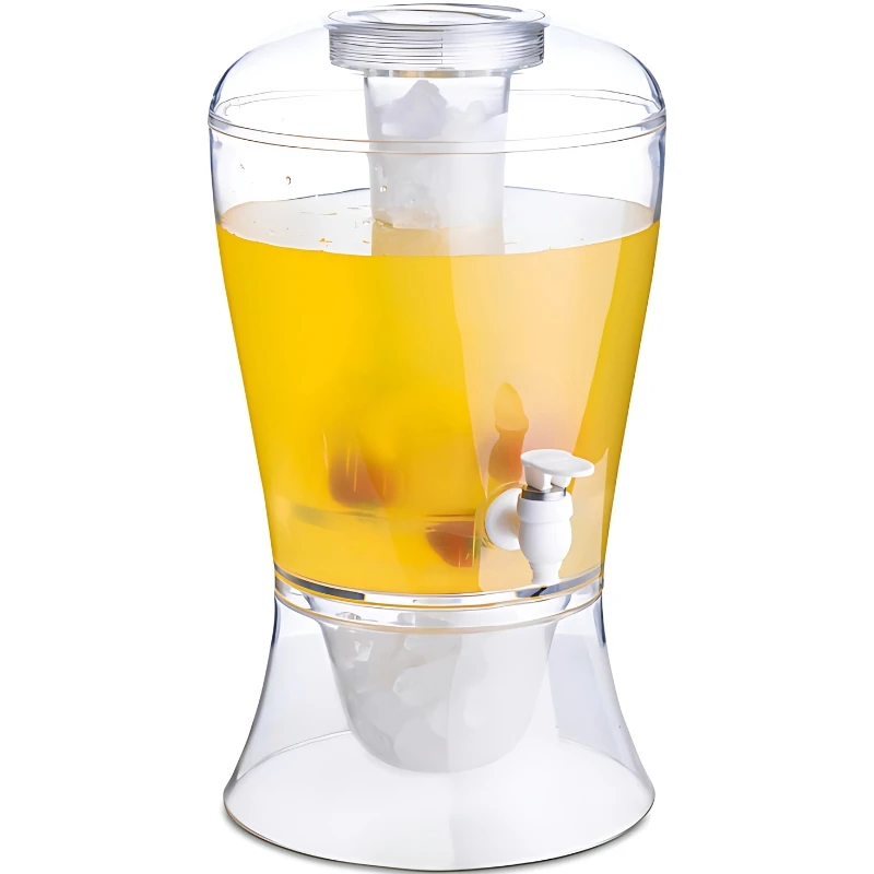 Getränkespender 6 L mit Eiskern & Ständer 13209-27205 by Drink color Helder