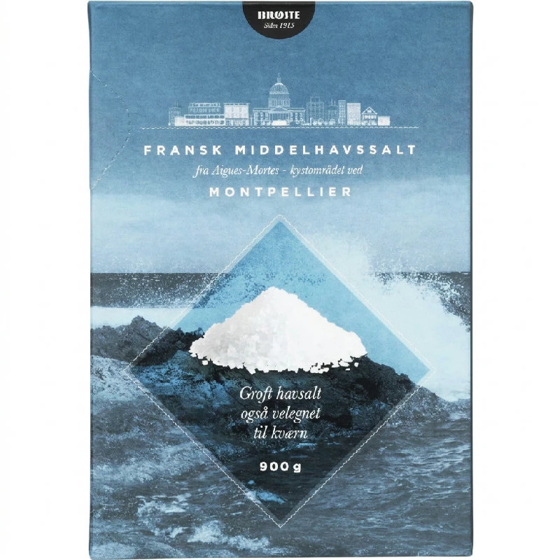 Grobes Mittelmeersalz 900 g 215664 by AZELIS color Svart