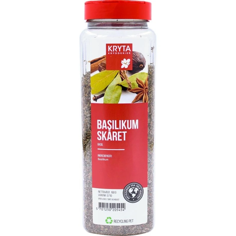 Basilikum gerebelt 160 g 239037 by KRYTA color Svart