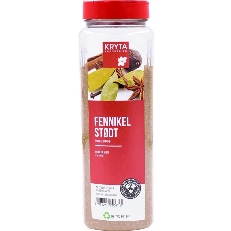 Fenchel gemahlen 350 g 239040 by KRYTA color Svart
