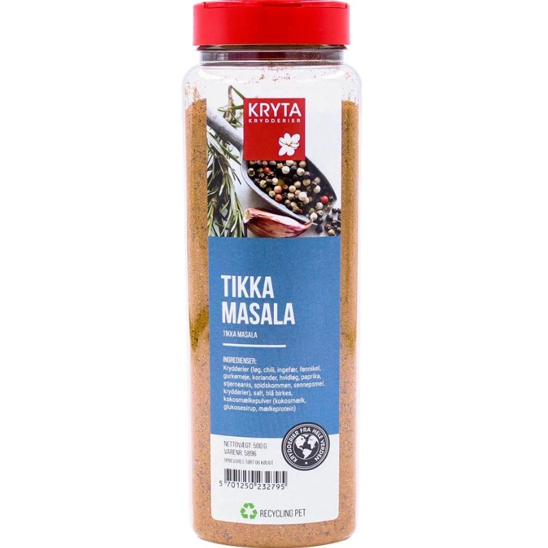 Tikka Masala Gewürzmischung 500 g 244065 by KRYTA color Svart