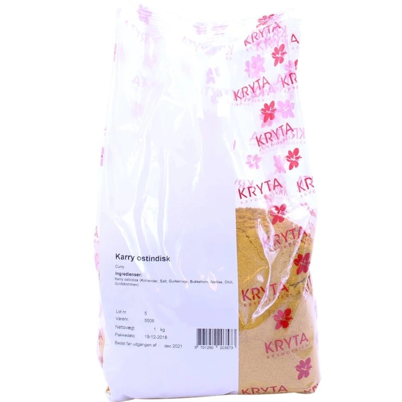 Ostindischer Curry 1 kg 244523 by KRYTA color Svart
