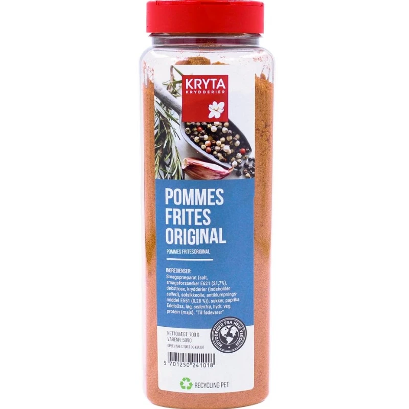 Pommes-Frites-Gewürz 700 g 297747 by KRYTA color Svart