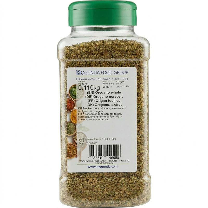 Oregano geschnitten 110 g 324352 by Moguntia color Svart