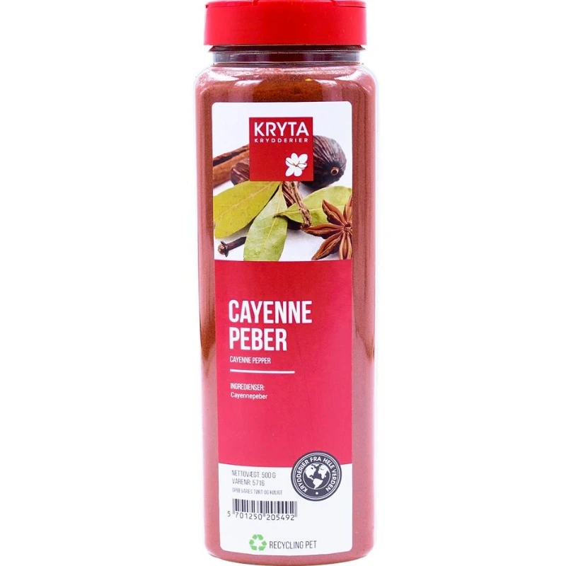 Cayennepfeffer 400 g 352226 by KRYTA color Svart