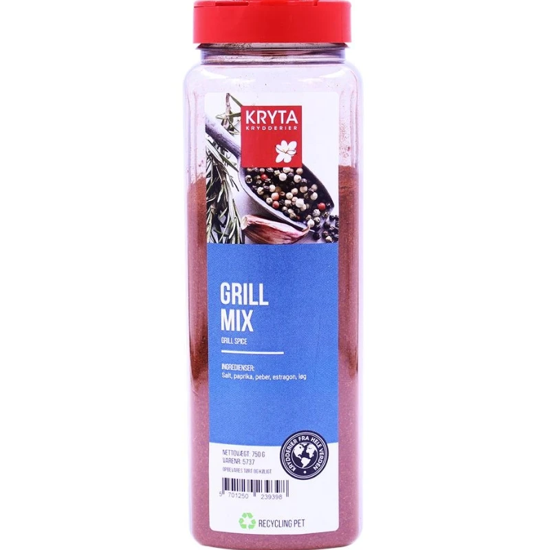 Grillmix Gewürzmischung 750 g 360494 by KRYTA color Svart