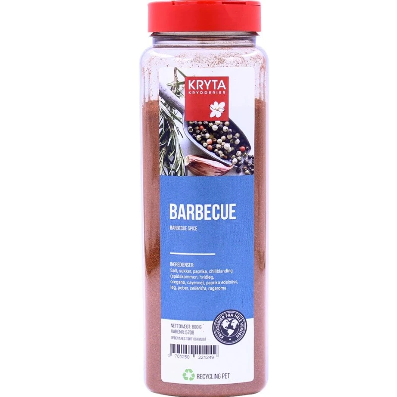 Barbecue Grillgewürz 800 g 78448 by KRYTA color Svart